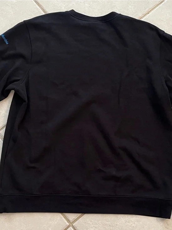 Americana Patriotic Flag Winter Holiday Columbia black XL sweatshirt USA design - Picture 4 of 5